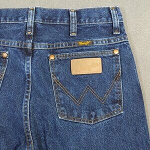 Wrangler Jeans Men's 31x36 Fits 30x34 Blue 936DSD Cowboy Cut Slim Denim Western